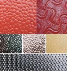 Color Coated Embossing On Aluminium Sheet Yield Strength For Roofing Decoration